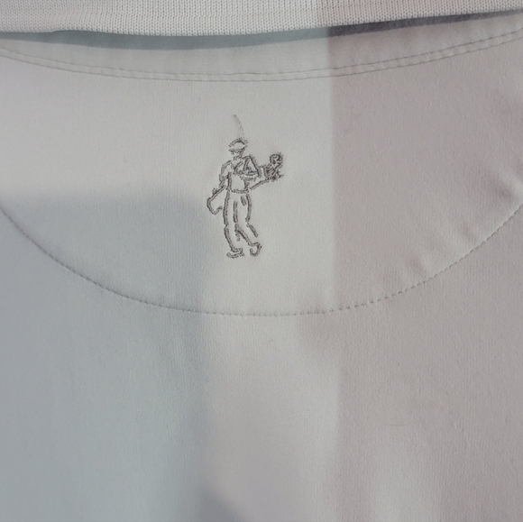 Ashworth Light Gray Polo Golf Shirt Size 2XL - Picture 7 of 7